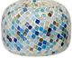 Stylecraft Blue Mosaic 9" Vase-1