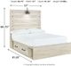 Signature Design by Ashley® Cambeck Whitewash Full Panel Bed with 4 Storage Drawers-3