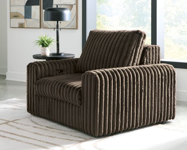 Signature Design by Ashley® Chalmers Chocolate Power Gliding Chaise-1