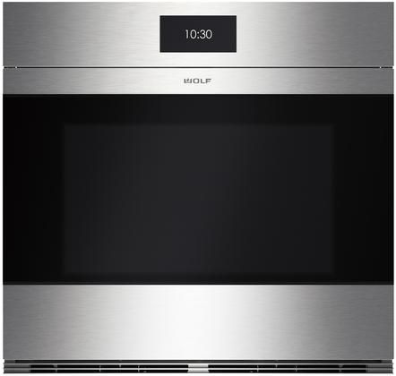 Wolf® M Series 30" Stainless Steel Contemporary Single Electric Built in Wall Oven-0