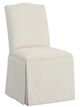 Fairfield® Customizable Entree Dining Camel Short Back Skirted Dining Chair with Tobacco Legs-0