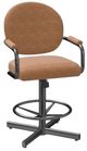 Chromcraft Customizable Astra Swivel Tilt Counter Height Dining Stool-3