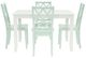 Powell® Maui 5-Piece Mint/White Dining Set-1