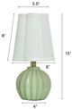 Stylecraft Tamara Day Ophelia Mint Green Accent Lamp-2