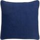 Surya Safflower Navy 18"x18" Pillow Shell with Down Insert-1