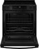 GE® 500 Series 30" Black Slide-In Electric Range-1
