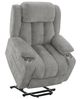 Coaster® Houston Gray Power Lift Recliner-2