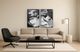 Classy Living 2-Piece Veiled Echoes in Monochrome Wall Art Set-1