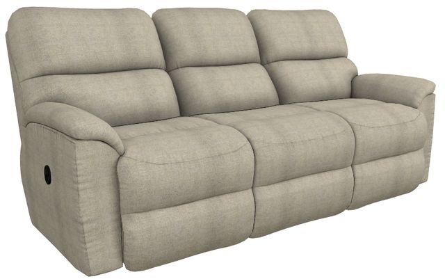 La-Z-Boy® Brooks Taupe Manual Reclining Sofa-0
