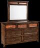 Horizon Home® Copper Canyon Brown Dresser and Mirror Set-0