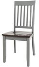 Jofran Inc. Decatur Lane Autumn Brown/Gray Slatback Side Chair-1