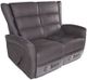 GoBerce® Gray Reclining Loveseat-0