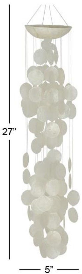 Deco Marche White 27" Windchime-1