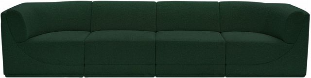 Meridian Furniture Ollie 4-Piece Green 128" Sofa-1