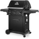 Broil King® Signet™ 320 Shadow 3-Burner Black Freestanding Natural Gas Grill-3
