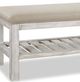 Durham Furniture Solid Accents Premium Stone Dust Bed Bench-1