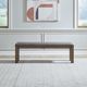 Liberty Furniture Brook Bay Gray/Sandstone Upholstered Dining Bench-1