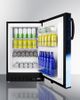 Summit® 2.7 Cu. Ft. Black/Decal Beer Cooler/Kegerator-4