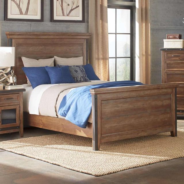 Intercon Taos Canyon Brown King Standard Bed-1