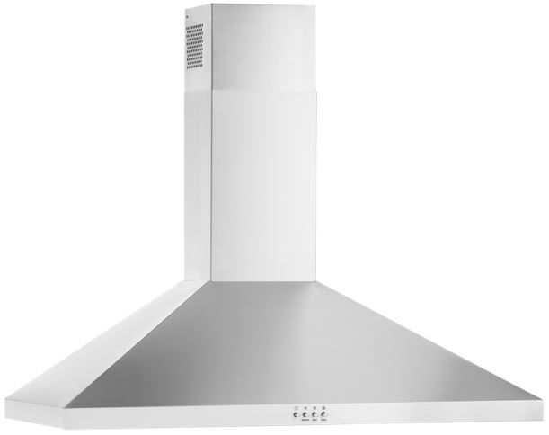 Whirlpool® 36" Stainless Steel Wall Mounted Range Hood with Grease Filter-2