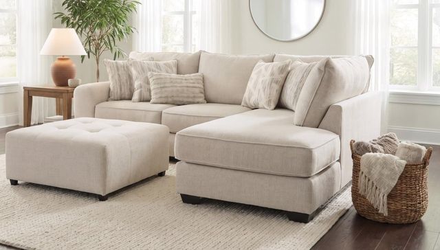 Albany Industries Giggles Parchment Ottoman-0