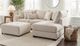 Albany Industries Giggles Parchment Ottoman-1
