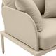 TOV Furniture Kapri Taupe Aluminum/Fabric Outdoor Accent Chair-5