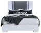 Global Furniture USA Ylime Smooth White Queen Upholstered Panel Bed with LED-2