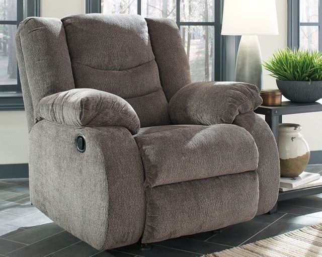 Signature Design by Ashley® Tulen 3-Piece Gray Living Room Reclining Seating Set-4