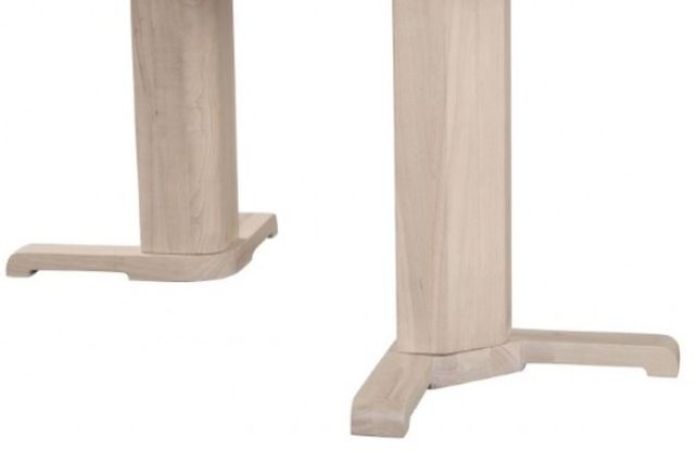 Furniture of America® Hines 7-Piece White Oak Oval Dining Table Set-3