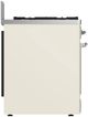 Ilve® Majestic III 30" Antique White Pro Style Dual Fuel Natural Gas Range with Triple Glass Door and Chrome Trim-4