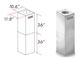 ZLINE 36" Stainless Steel Chimney Extension-2