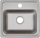 Elkay Lustertone® Classic Lustrous Satin 19" x 18" x 6" 1-Hole Single Bowl Drop-In ADA Sink with Quick-clip-1