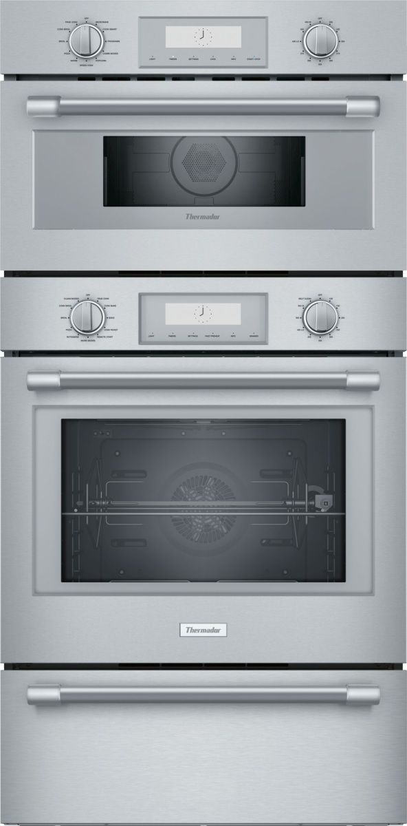 Thermador® Professional® 30" Stainless Steel Oven/Micro Combo Electric Wall Oven-0