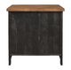 Signature Design by Ashley® Valebeck Light Brown End Table with Rustic Black Base -3