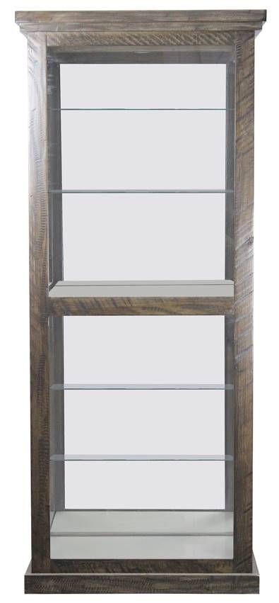 American Heartland Manufacturing Rustic Tall Side-Entry Curio-1