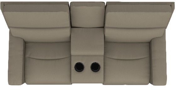 La-Z-Boy® Apollo Fossil Manual Reclining Loveseat with Console-2