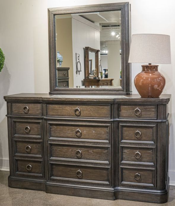 Signature Design by Ashley® Wickenger Dark Brown Dresser-1