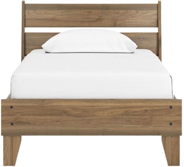 Signature Design by Ashley® Deanlow Honey Twin Platform Panel Bed-1