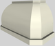 Vent-A-Hood® Designer Series 54" Biscuit Wall Mounted Range Hood-3