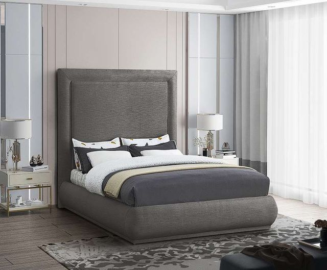Meridian Furniture Brooke Grey King Bed-3