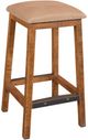 Horizon Home® Urban Rustic Brown 30" Square Barstool-0