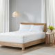 Olliix by Clean Spaces Allergen Barrier White Queen Anti-Microbial Mattress Pad-4