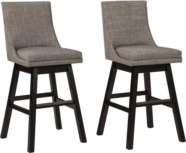 Signature Design by Ashley® Tallenger Light Gray Bar Stool-3