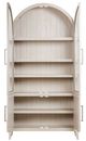 Bassett Mirror Fynn Light Grey Oak Display Cabinet-2