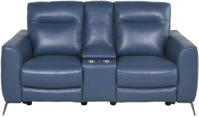 Steve Silver Co. Sansa Ocean Blue Dual-Power Reclining Loveseat-3