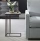 Uttermost® Theodore Titanium Accent Table with Dark Bronze Base-1