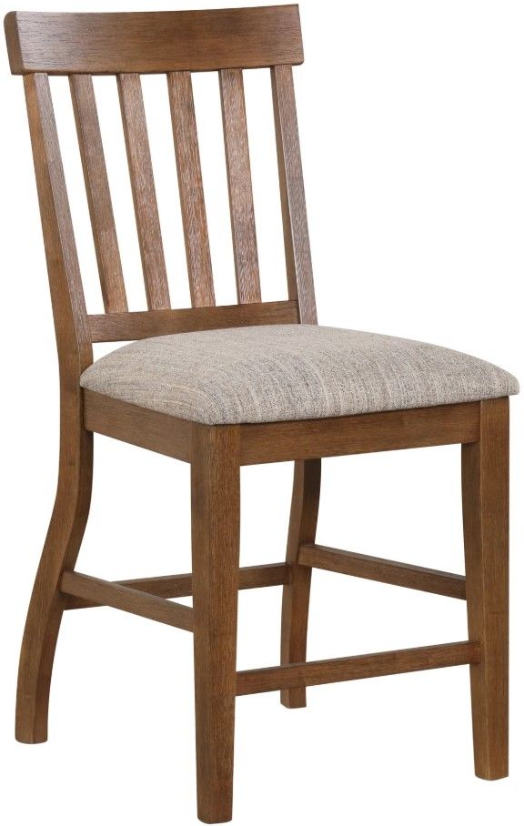New Classic® Home Furnishings Putnam Beige/Walnut Counter Stool-0