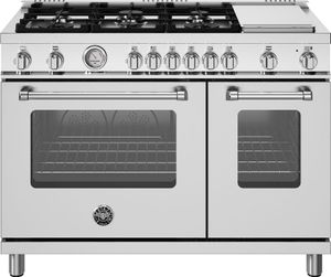 Bertazzoni Master Series 48" Stainless Steel Pro Style Gas Range