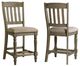 Intercon Balboa Park Brown/Roasted Oak 40" Slat Dining Side Chair-2